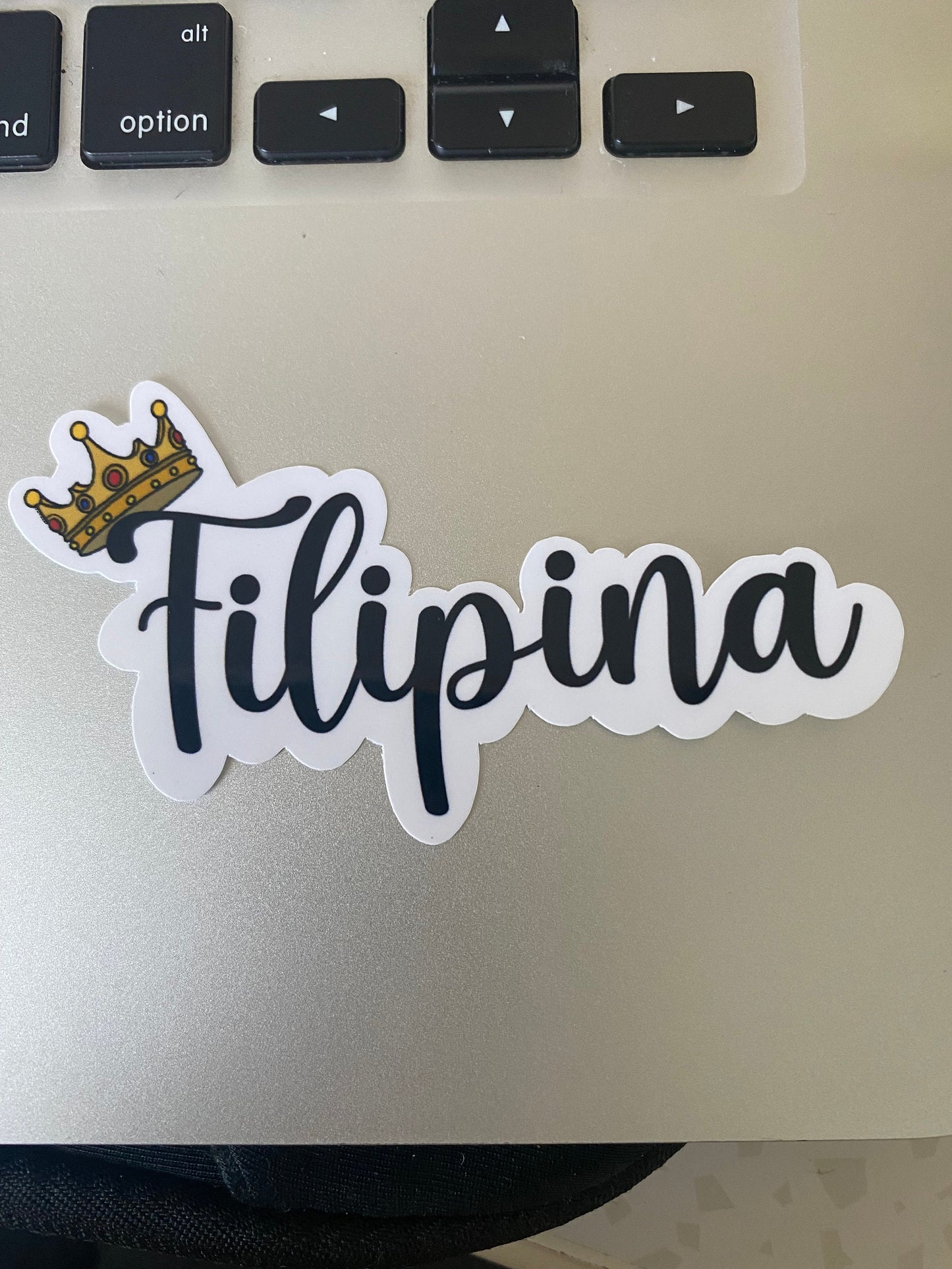 Filipina with Crown Sticker