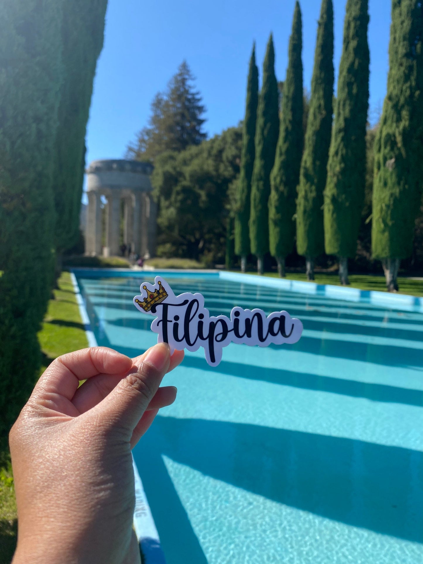 Filipina with Crown Sticker