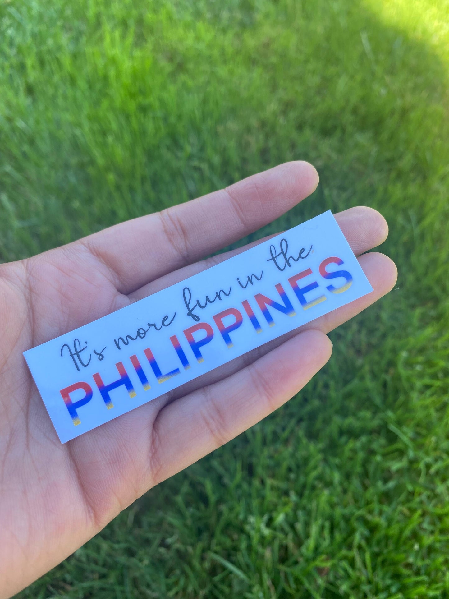 It's more fun in the Philippines Sticker