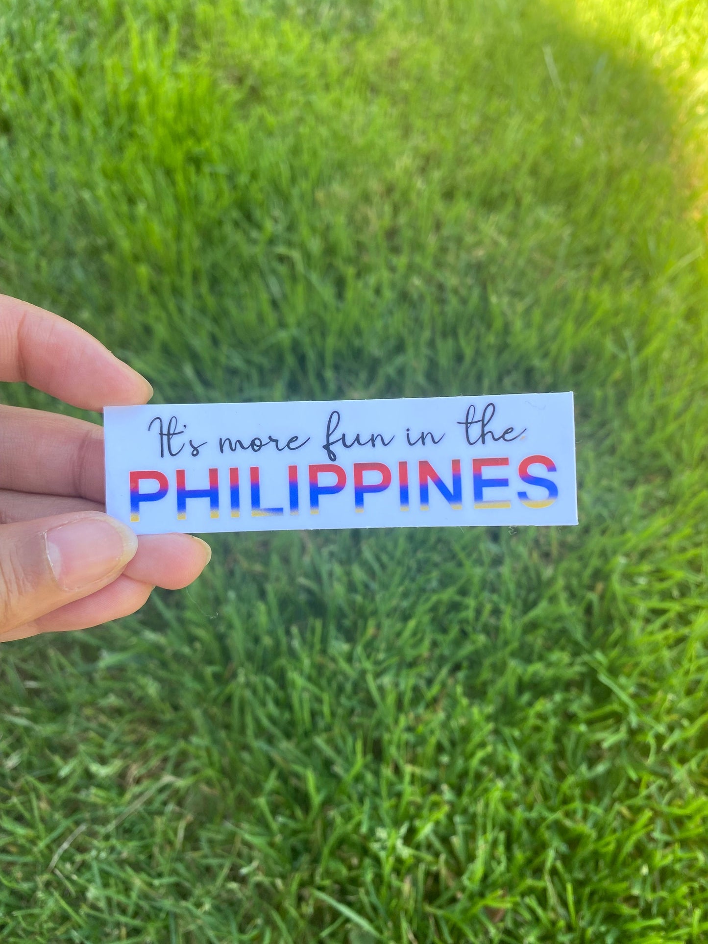 It's more fun in the Philippines Sticker