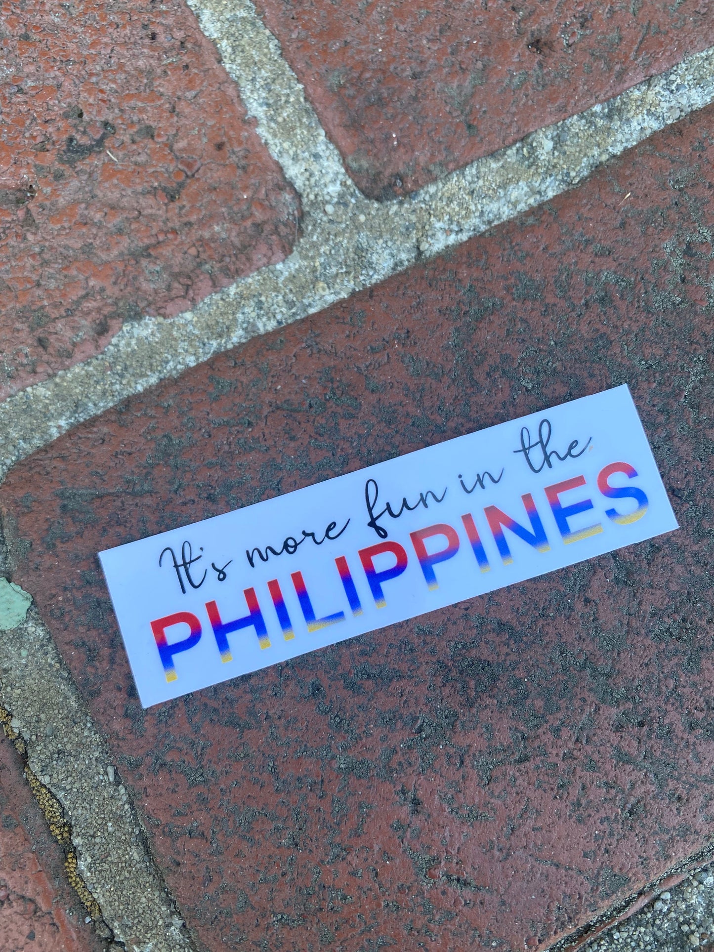 It's more fun in the Philippines Sticker