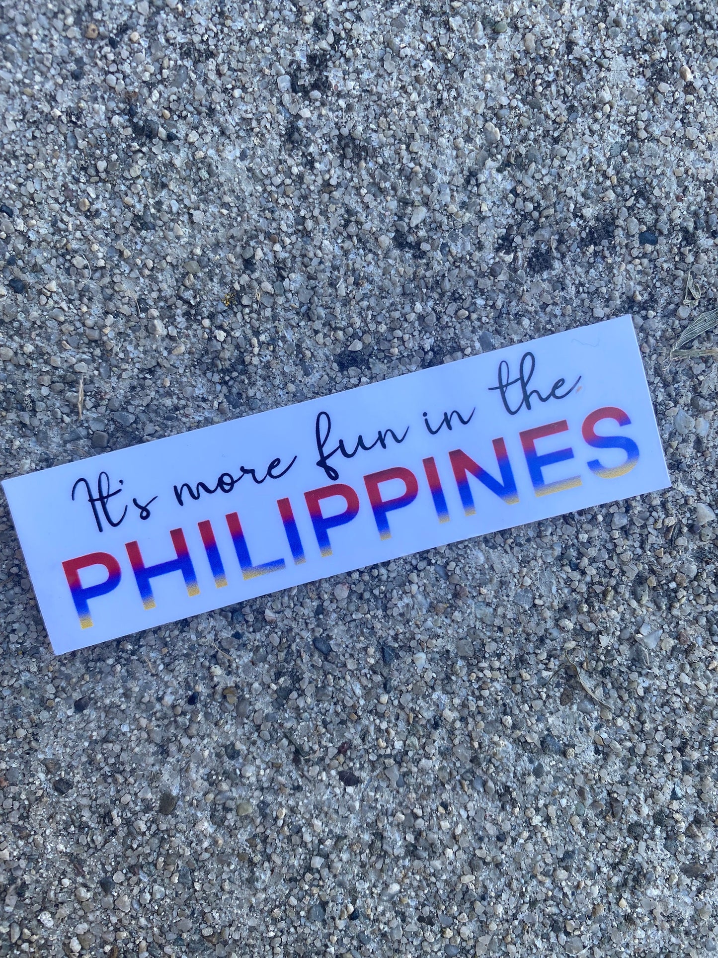 It's more fun in the Philippines Sticker