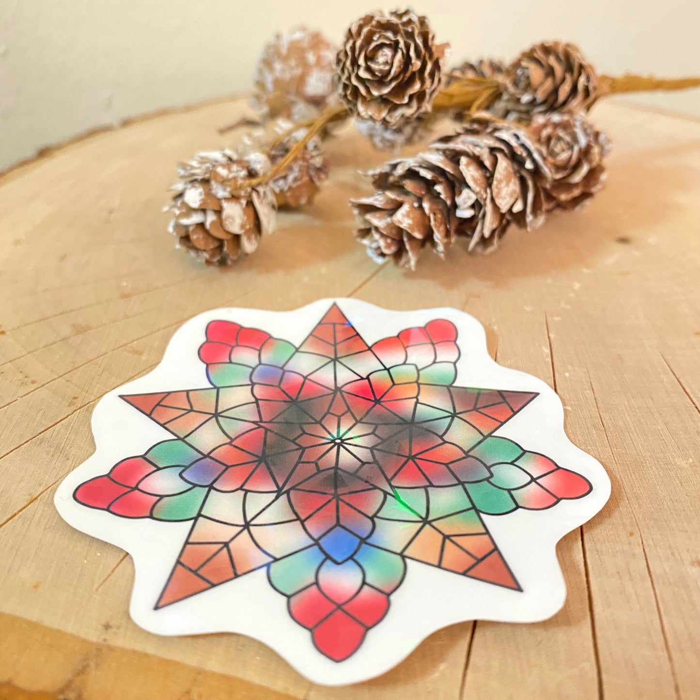 Filipino Parol Star Sticker