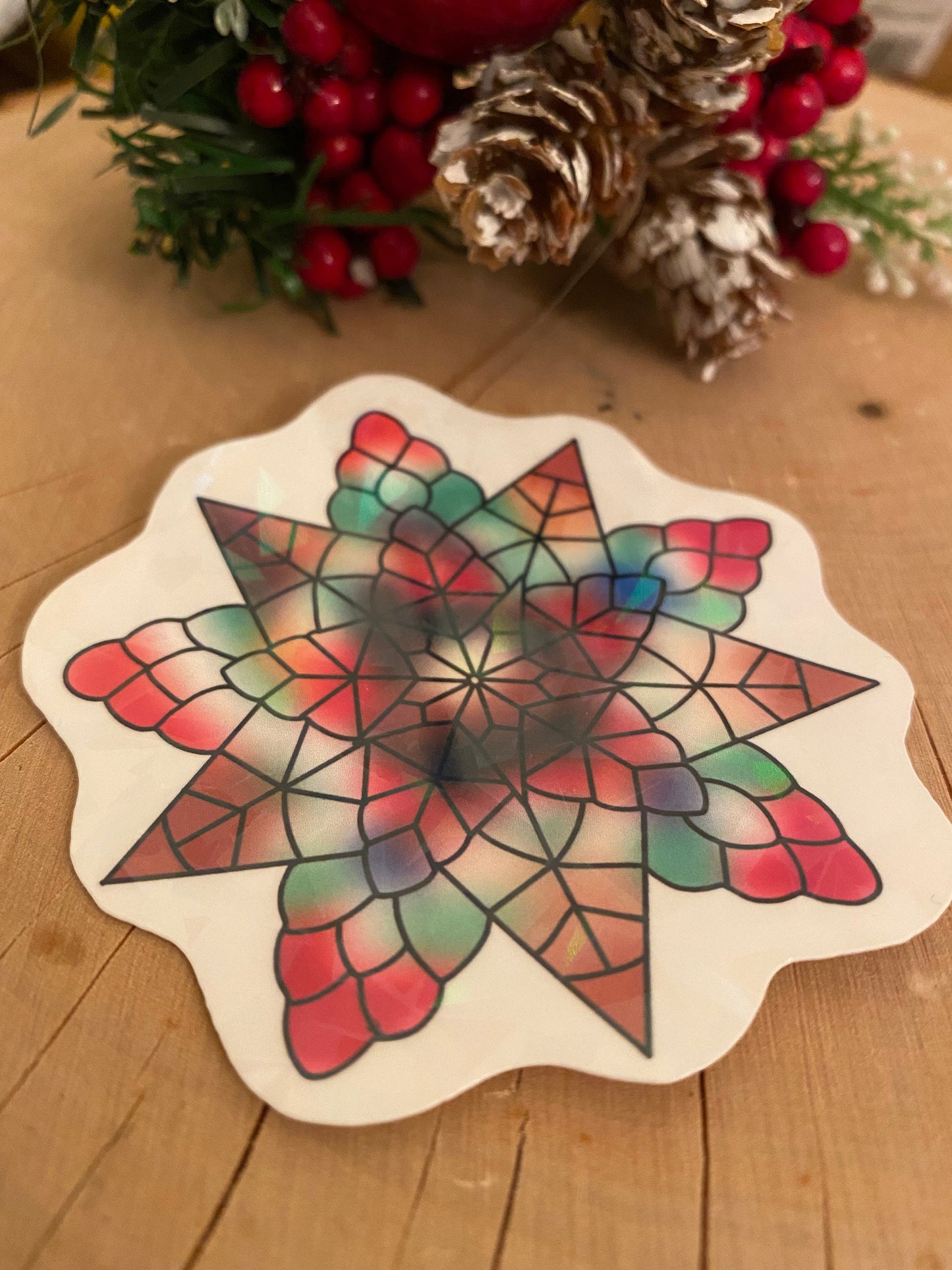 Filipino Parol Star Sticker