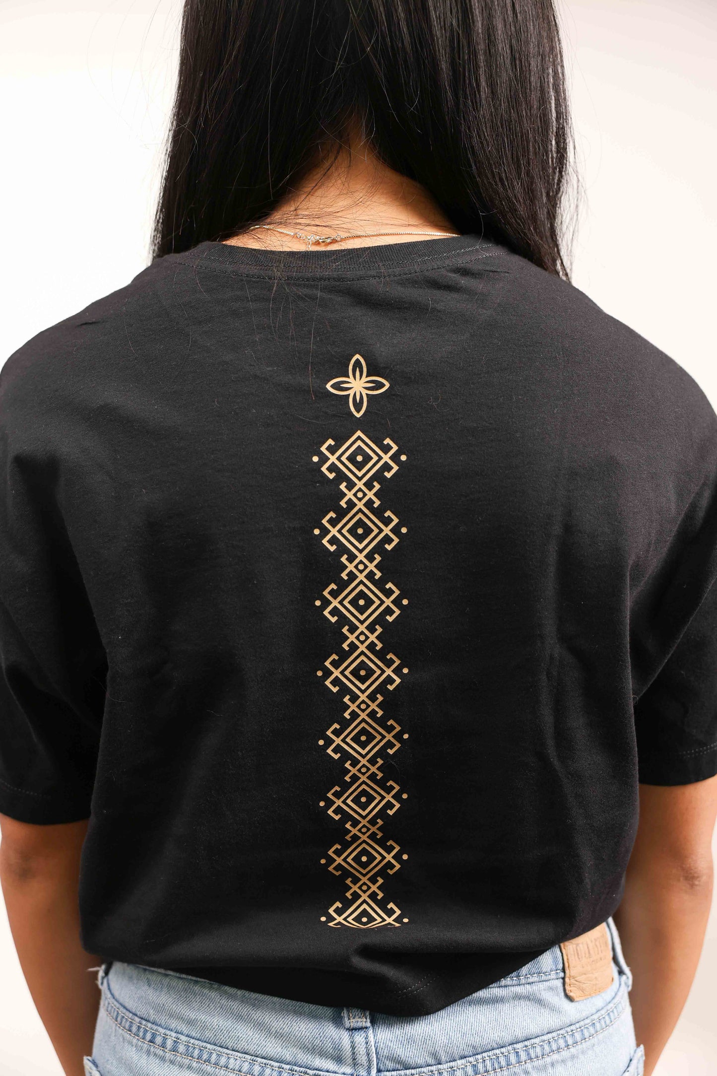 Womens Batok Pattern Crop Top