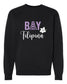 Bay Filipina Black/Lavender Crewneck Sweater