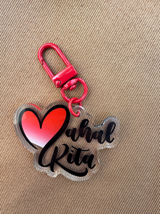 Mahal Kita 2 Sided Keychain