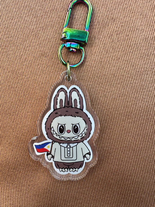 Labubu 2 Sided Keychain