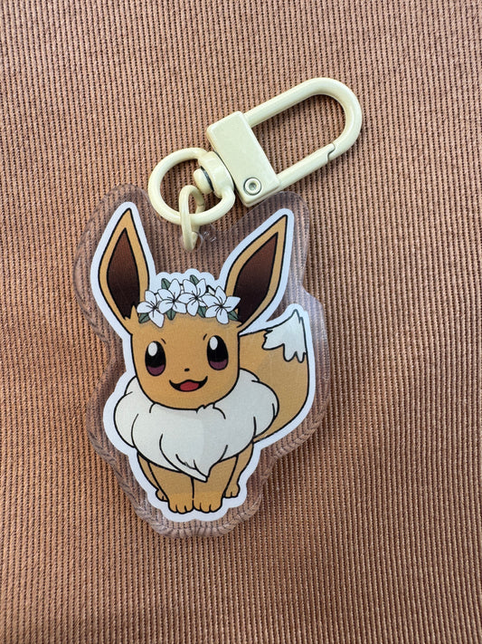 Eevee 2 Sided Keychain