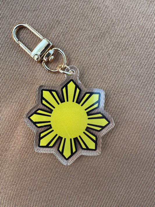 Philippines Sun 2 Sided Keychain