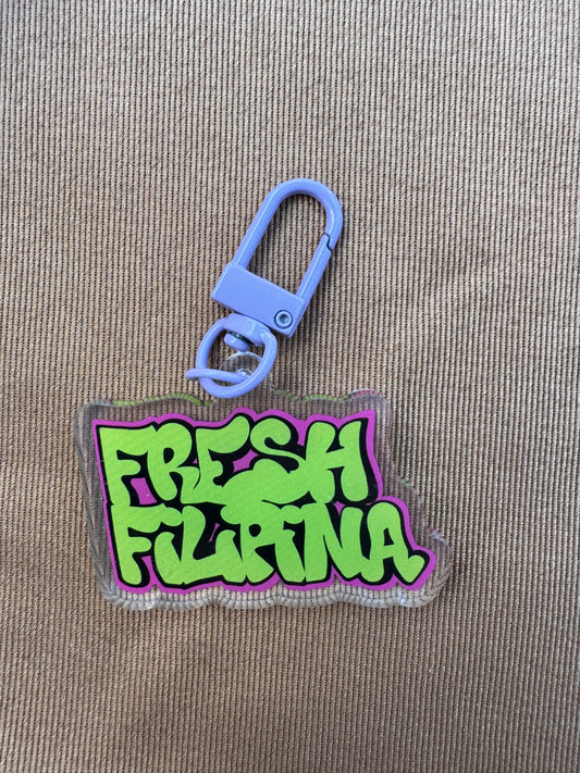 Fresh Filipina 2 Sided Keychain