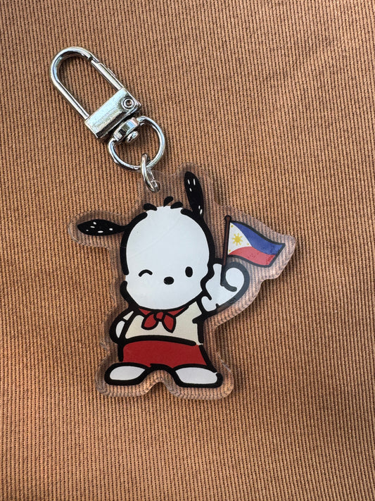 Pochacco 2 Sided Keychain