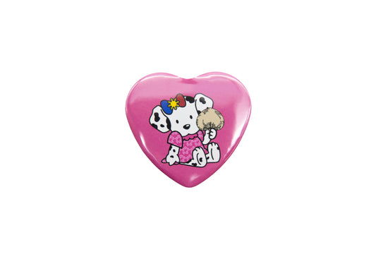 Spottie Dottie Heart Button