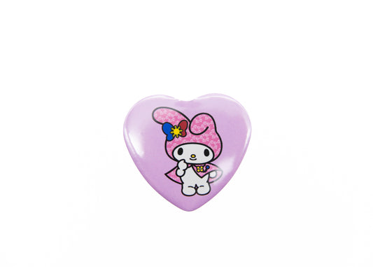 My Melody Heart Button