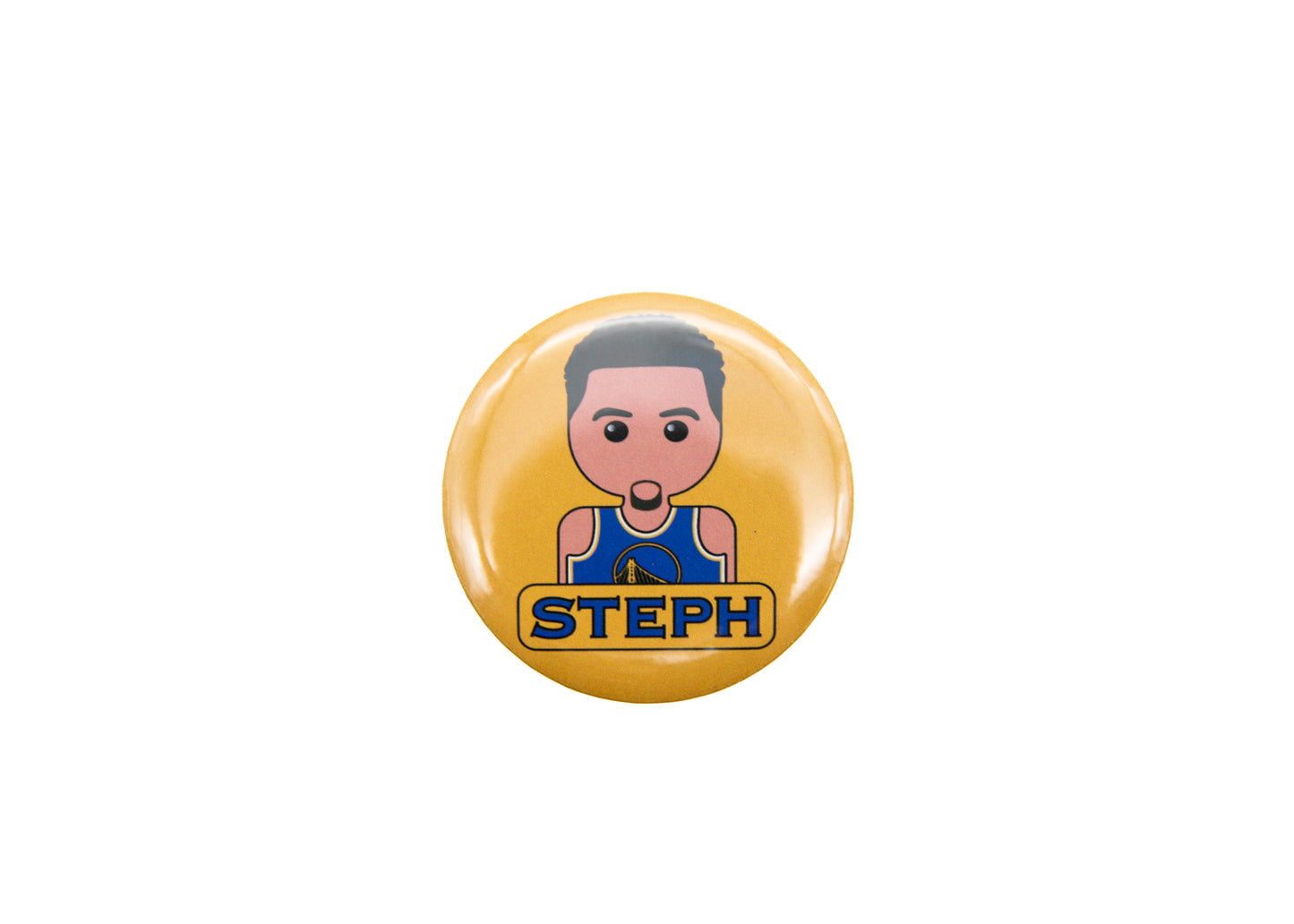 Steph Curry Round Button