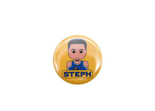 Steph Curry Round Button