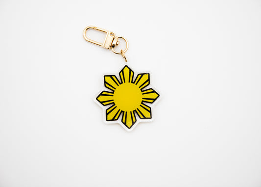 Philippines Sun 2 Sided Keychain