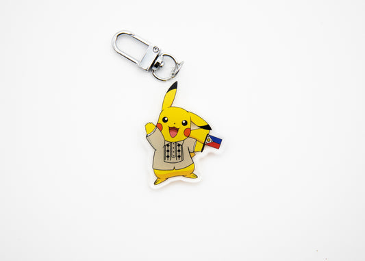 PIkachu Barong 2 Sided Keychain