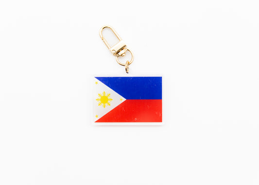 Philippines Flag 2 Sided Keychain