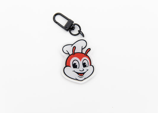 Jollibee 2 Sided Keychain
