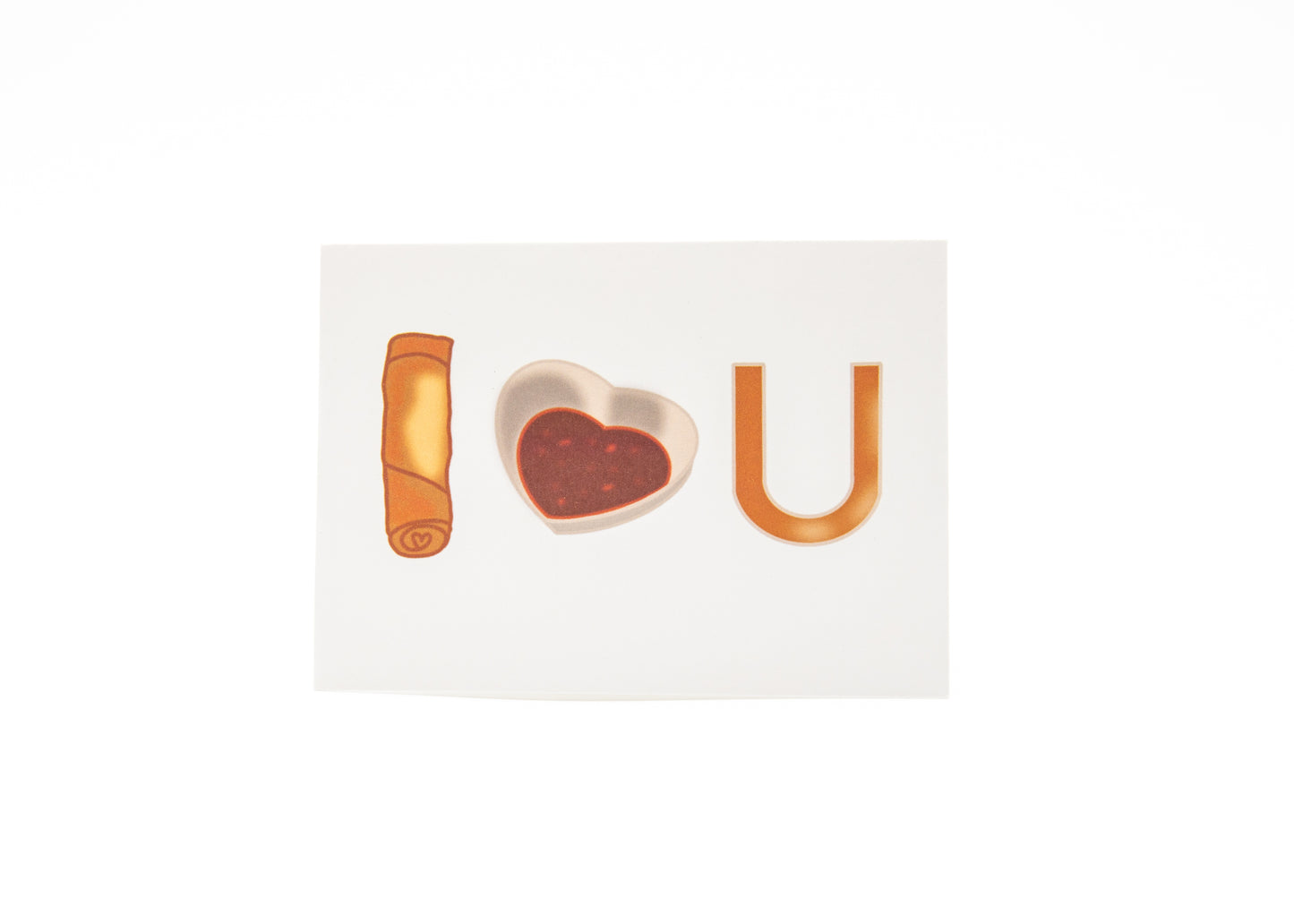 I Love You (Lumpia) Greeting Card