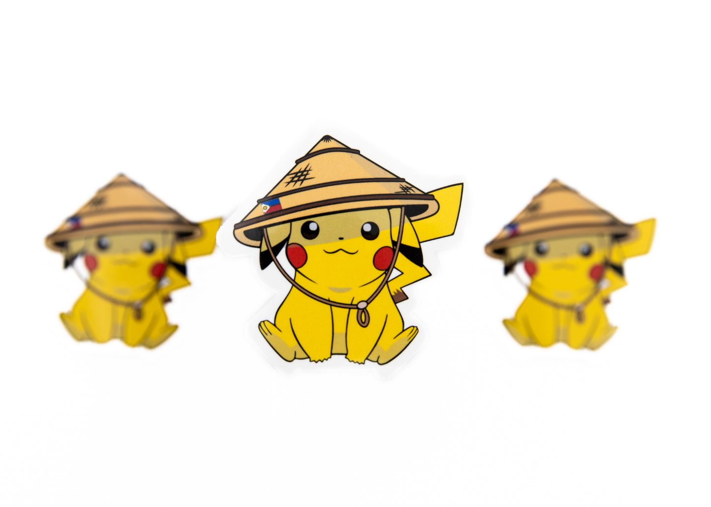 Pickachu Salakot Sticker