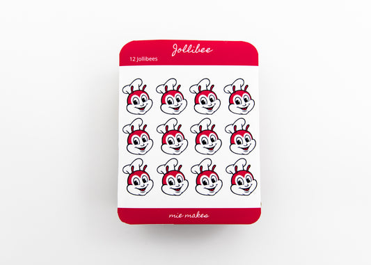 Jollibee Sticker Sheet