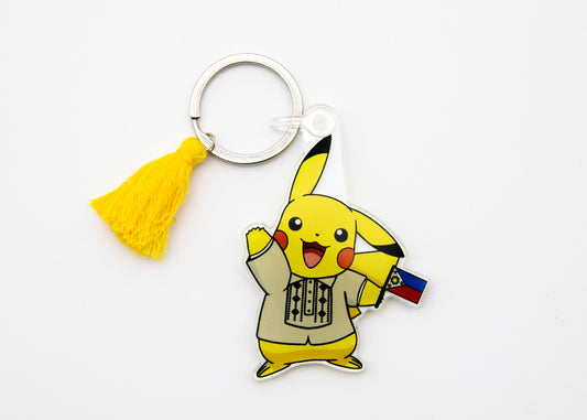 Pikachu Barong Acrylic Keychain