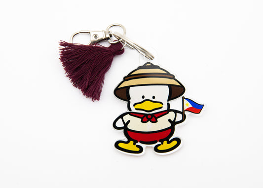 Pekkle Filipino Flag Keychain