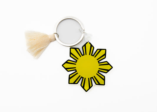 Philippines Sun Keychain