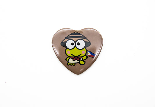 Keroppi Heart Button