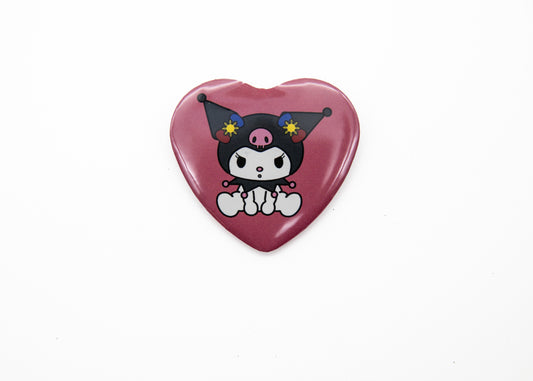 Kuromi Heart Button