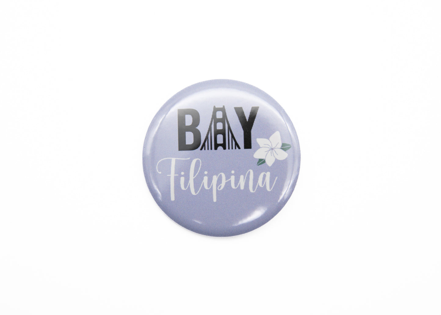 Bay Filipina Round Button