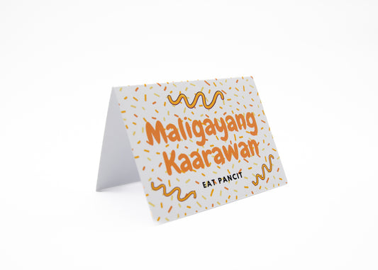 Maligayang Kaarawan (Eat Pancit) Greeting Card