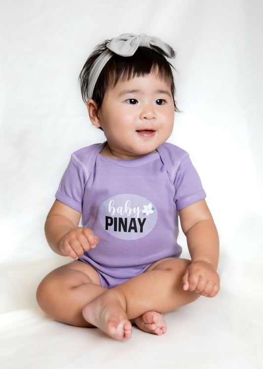 Baby Pinay Onesie Purple