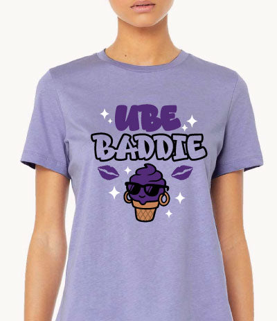 Ube Baddie T-shirt, Women’s Relaxed Fit Tee