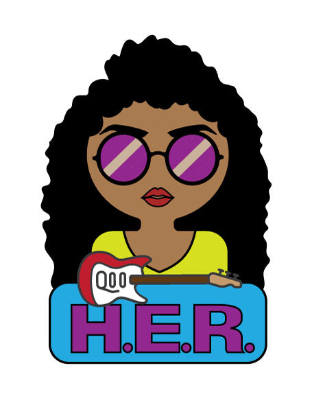 H.E.R. Sticker
