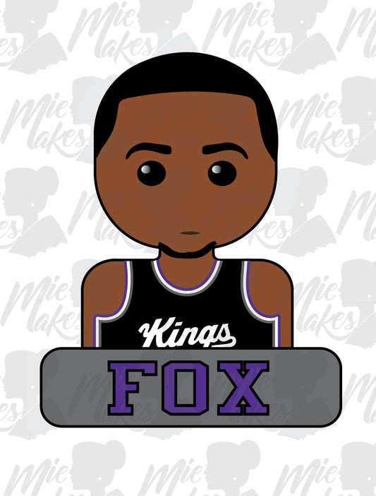 DeAaron Fox Sticker
