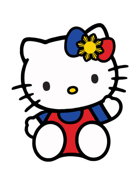 Hello Kitty Filipino Sun Sticker