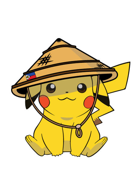 Pickachu Salakot Sticker