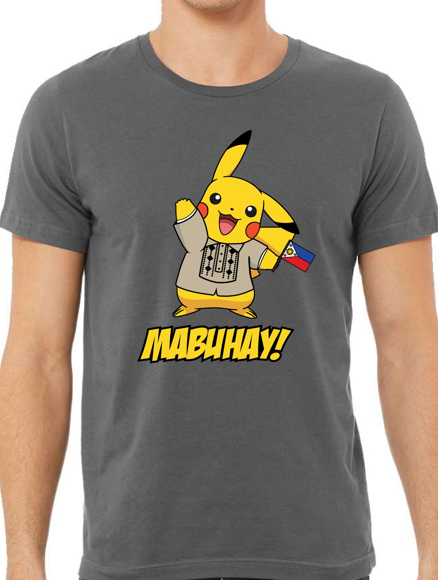 Adult Unisex Mabuhay Pikachu Shirt