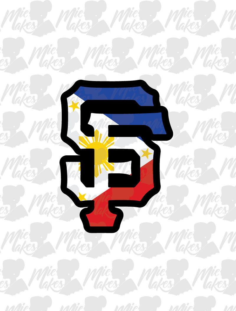 SF Philippines Flag Sticker