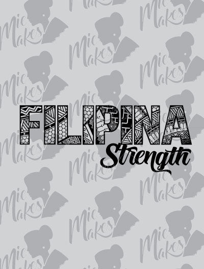 Filipina Strength Tribal Sticker
