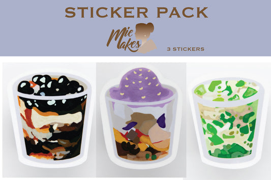 Filipino Desserts Sticker Pack