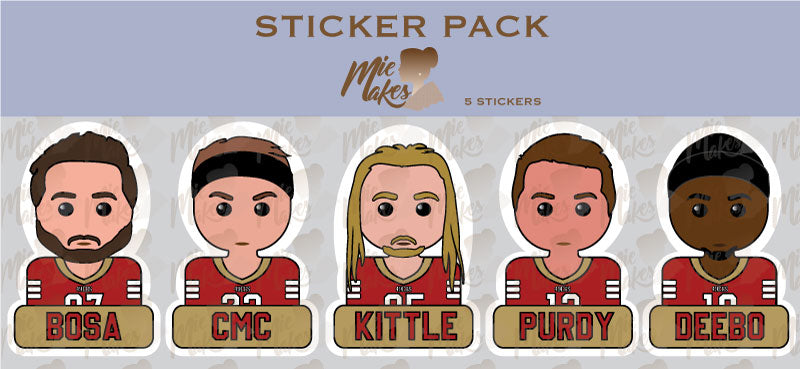 49ers Sticker Pack