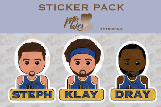 Golden State Warriors Sticker Pack