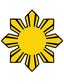 Philippines Sun Sticker