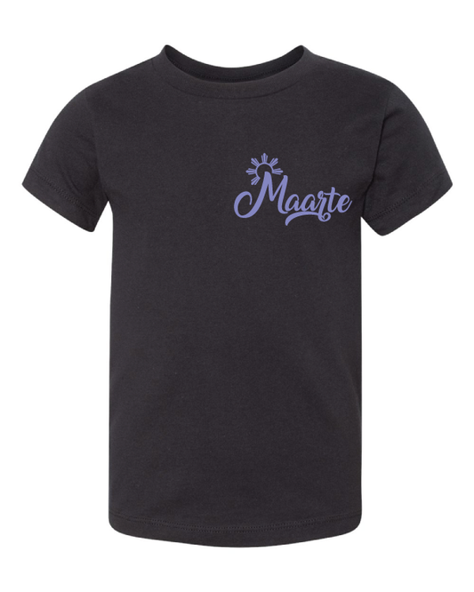 Toddler/Kids Maarte Black Shirt