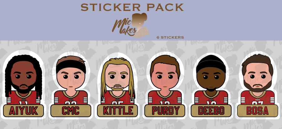 49ers Sticker Pack