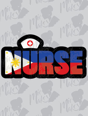 Nurse Flag Sticker